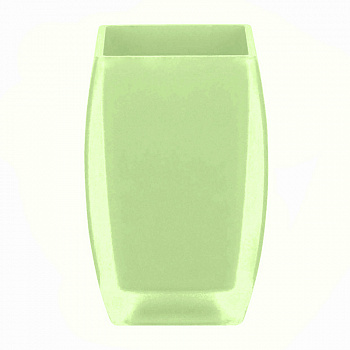 Стакан для ванной комнаты FREDDO полистирол 10,5х7х7 см светло-зеленый, Spirella, 1016100
