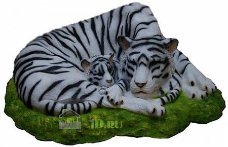 Крышка на люк Тигры альбиносы 120х105 см