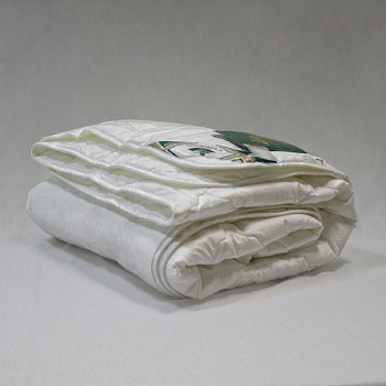 Одеяло из бамбука Natures «Бархатный бамбук», полуторное, стеганое, всесезонное, 172х205 см, белое